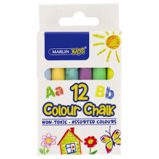 Marlin Kids colour chalk 12's                                             